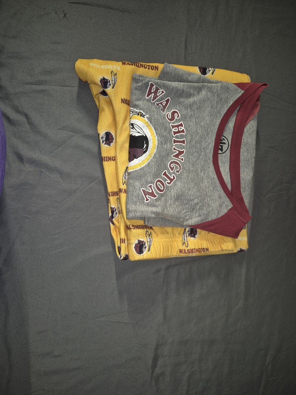 Kids Gray Graphic Tee with Maroon Trim - Washington